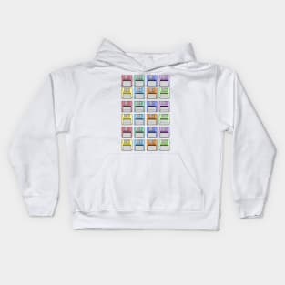 Floppy Disk Pattern Kids Hoodie